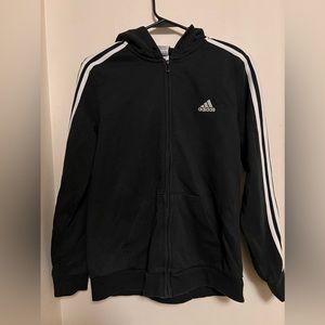 Adidas Essentials 3 Stripe Hoodie